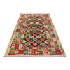 Colorful Flat-Weave Wool Kilim 6' 4" x 9' 10" ft / 193 x 300 cm - No. B29328