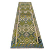 Handmade Vegetable Kilim Runner 2' 8" x 10' 3" ft / 82 x312 cm - No. B29343