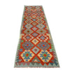 Hand Made Afghan Kilim Runner 2' 8" x 9' 8" ft / 82 x295 cm - No. B29344