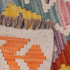 Hand Woven Wool Kelim Runner 2' 7" x 13' 1" ft / 79 x 399 cm - No. B29354