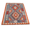 Hand Knotted Afghan Style Kilim 2' 10" x 4' 0" ft / 87 x 123 cm - No. B29376