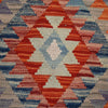 Hand Knotted Afghan Style Kilim 2' 10" x 4' 0" ft / 87 x 123 cm - No. B29376