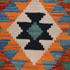 Hand Knotted Afghan Style Kilim 2' 6" x 4' 2" ft / 75 x 128 cm - No. B29381