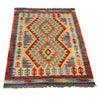 Hand Woven Wool Kelim 2' 7" x 3' 9" ft / 80 x 115 cm - No. B29396