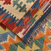 Hand Woven Wool Kelim 2' 7" x 3' 9" ft / 80 x 115 cm - No. B29396