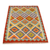 Handmade Afghan Vegetable Kilim 2' 9" x 3' 11" ft / 85 x 120 cm - No. B29399