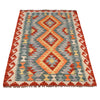 Handmade Afghan Vegetable Kilim 2' 8" x 3' 11" ft / 81 x 120 cm - No. B29400