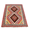 Handmade Afghan Vegetable Kilim 2' 9" x 3' 10" ft / 83 x 118 cm - No. B29402