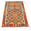 Hand Knotted Flatweave Kilim 2' 9" x 4' 4" ft / 83 x 133 cm - No. B29410