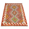 Hand Knotted Afghan Style Kilim 2' 7" x 3' 11" ft / 80 x 119 cm - No. B29411