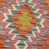 Hand Knotted Afghan Style Kilim 2' 7" x 3' 11" ft / 80 x 119 cm - No. B29411