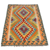 Hand Knotted Afghan Style Kilim 2' 11" x 4' 3" ft / 88 x 130 cm - No. B29413