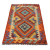 Hand Knotted Afghan Style Kilim 2' 8" x 4' 1" ft / 82 x 124 cm - No. B29427