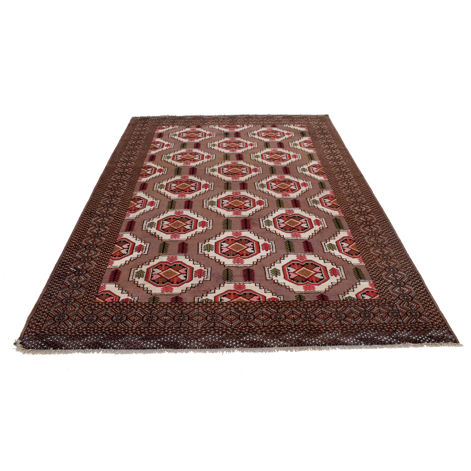 Handmade Baluchi Rug 6' 6" x 9' 1" ft / 198 x 278 cm - No. B29436