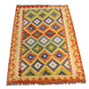 Handmade Afghan Vegetable Kilim 2' 9" x 4' 0" ft / 85 x 122 cm - No. B29587