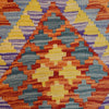Hand Woven Wool Kelim 2' 8" x 4' 6" ft / 82 x 136 cm - No. B29656
