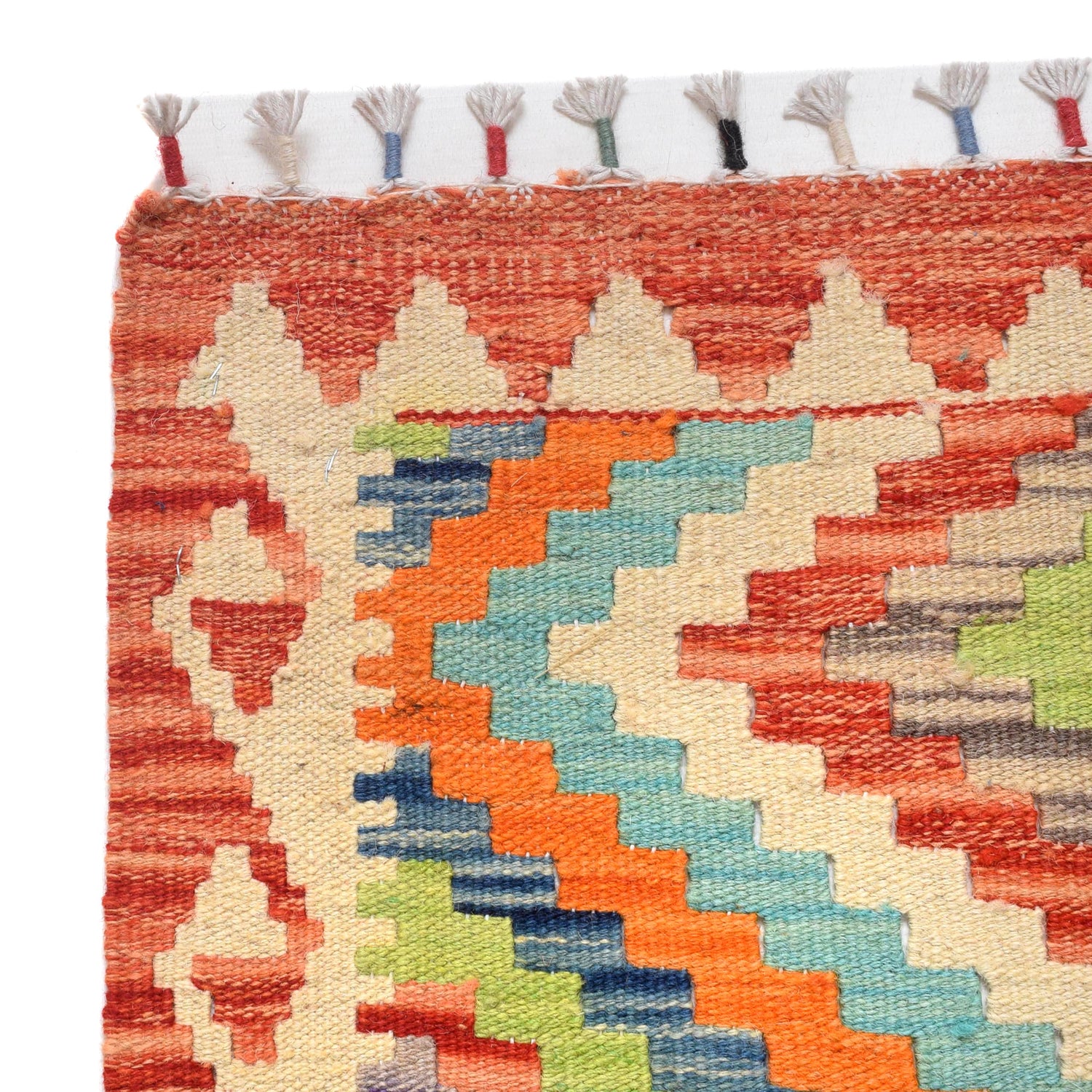 Handmade Vegetable Kilim Runner 2' 3" x 6' 4" ft / 68 x 192 cm - No. B29720