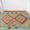 Hand Woven Wool Kelim 2' 0" x 2' 11" ft / 60 x 90 cm - No. B29906