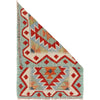 Hand Woven Wool Kelim 2' 0" x 2' 11" ft / 61 x 88 cm - No. B29908