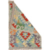 Hand Woven Wool Kelim 2' 0" x 2' 9" ft / 60 x 84 cm - No. B29961