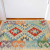 Hand Woven Wool Kelim 2' 0" x 2' 9" ft / 60 x 84 cm - No. B29961