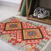 Hand Woven Wool Kelim 2' 3" x 3' 0" ft / 69 x 91 cm - No. B29962