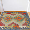Handmade Turkish Design Wool Kilim 2' 0" x 2' 9" ft / 61 x 83 cm - No. B29967