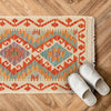 Hand Made Afghan Kilim 2' 0" x 2' 11" ft / 60 x 88 cm - No. B29995