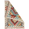 Handmade Turkish Design Wool Kilim 2' 0" x 2' 7" ft / 60 x 78 cm - No. B30020
