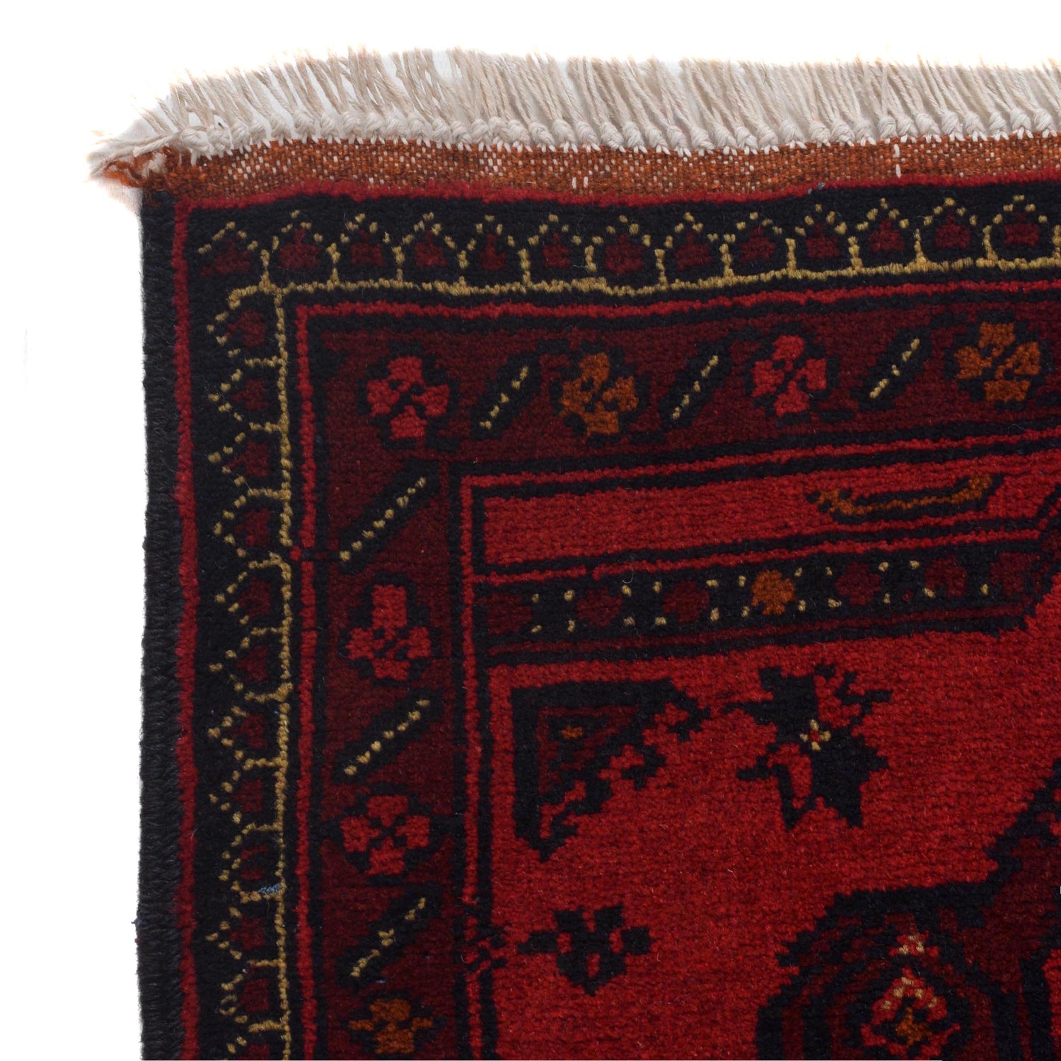 Red Color Khal Mohammadi Rug 3' 5" x 5' 1" ft / 103 x 155 cm - No. B30056