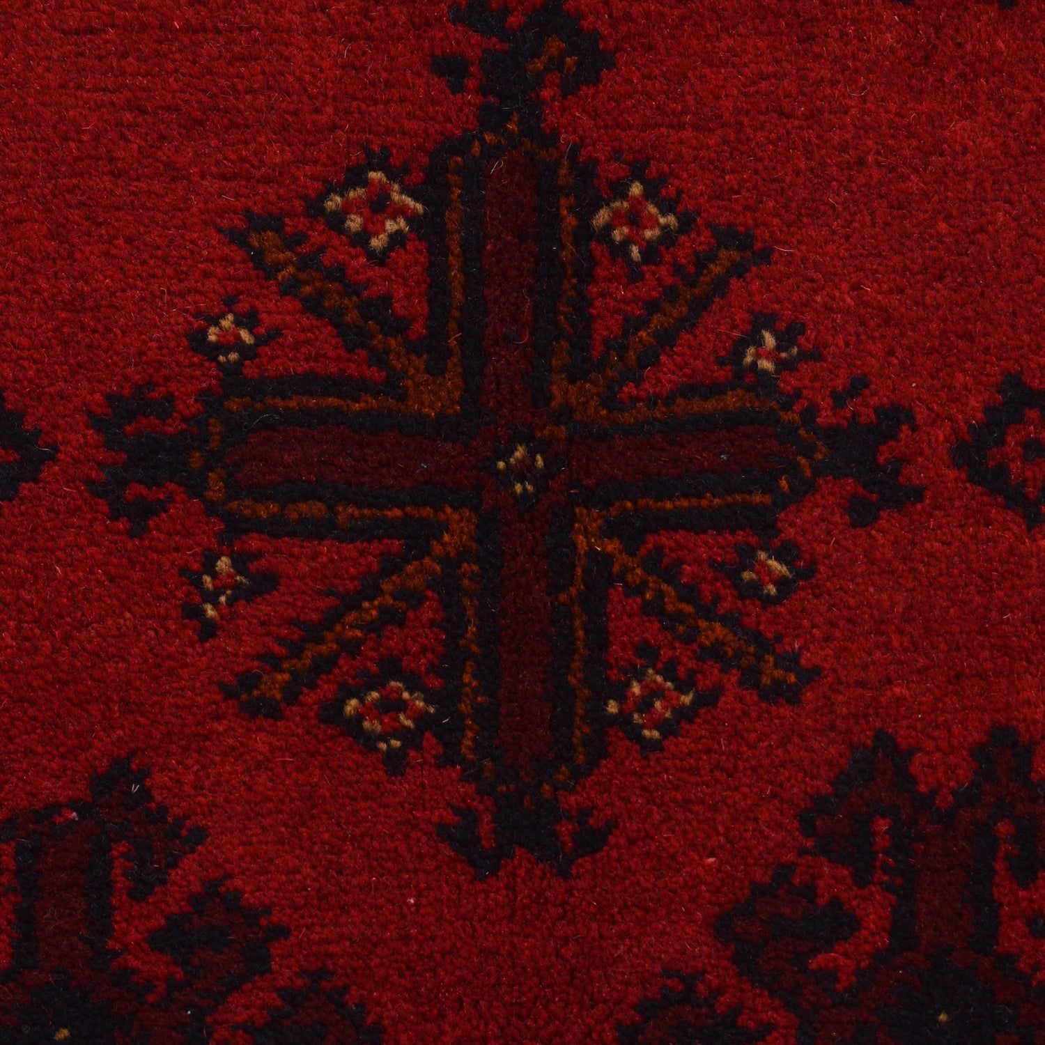 Red Color Khal Mohammadi Rug 3' 5" x 5' 1" ft / 103 x 155 cm - No. B30056