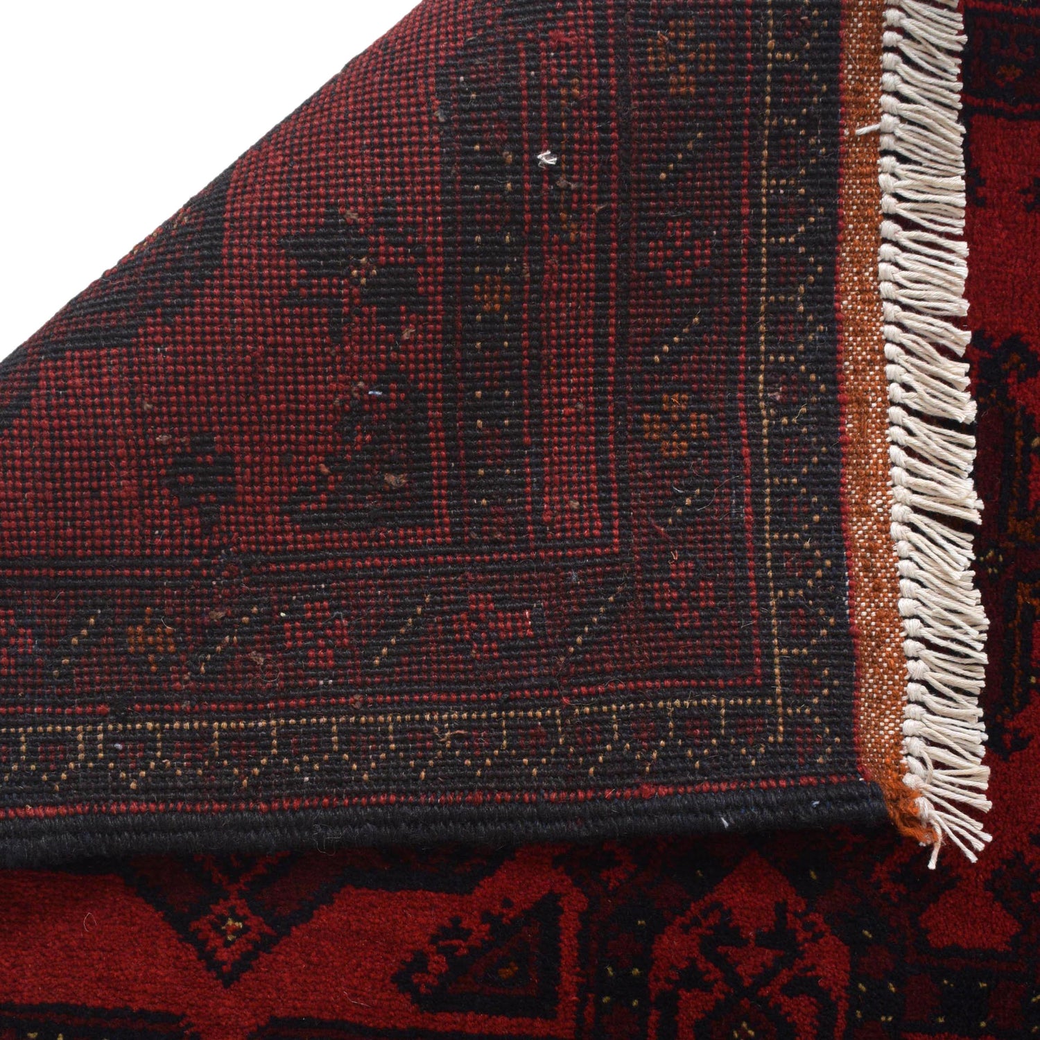 Red Color Khal Mohammadi Rug 3' 5" x 5' 1" ft / 103 x 155 cm - No. B30056