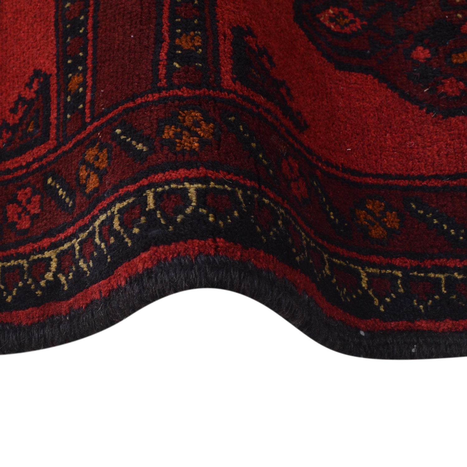 Red Color Khal Mohammadi Rug 3' 5" x 5' 1" ft / 103 x 155 cm - No. B30056