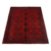 Red Color Afghan Area Rug 4' 10" x 6' 5" ft / 148 x 195 cm - No. B30060