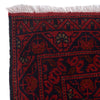 Red Color Afghan Area Rug 4' 10" x 6' 5" ft / 148 x 195 cm - No. B30060
