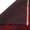 Red Color Afghan Area Rug 4' 10" x 6' 5" ft / 148 x 195 cm - No. B30060