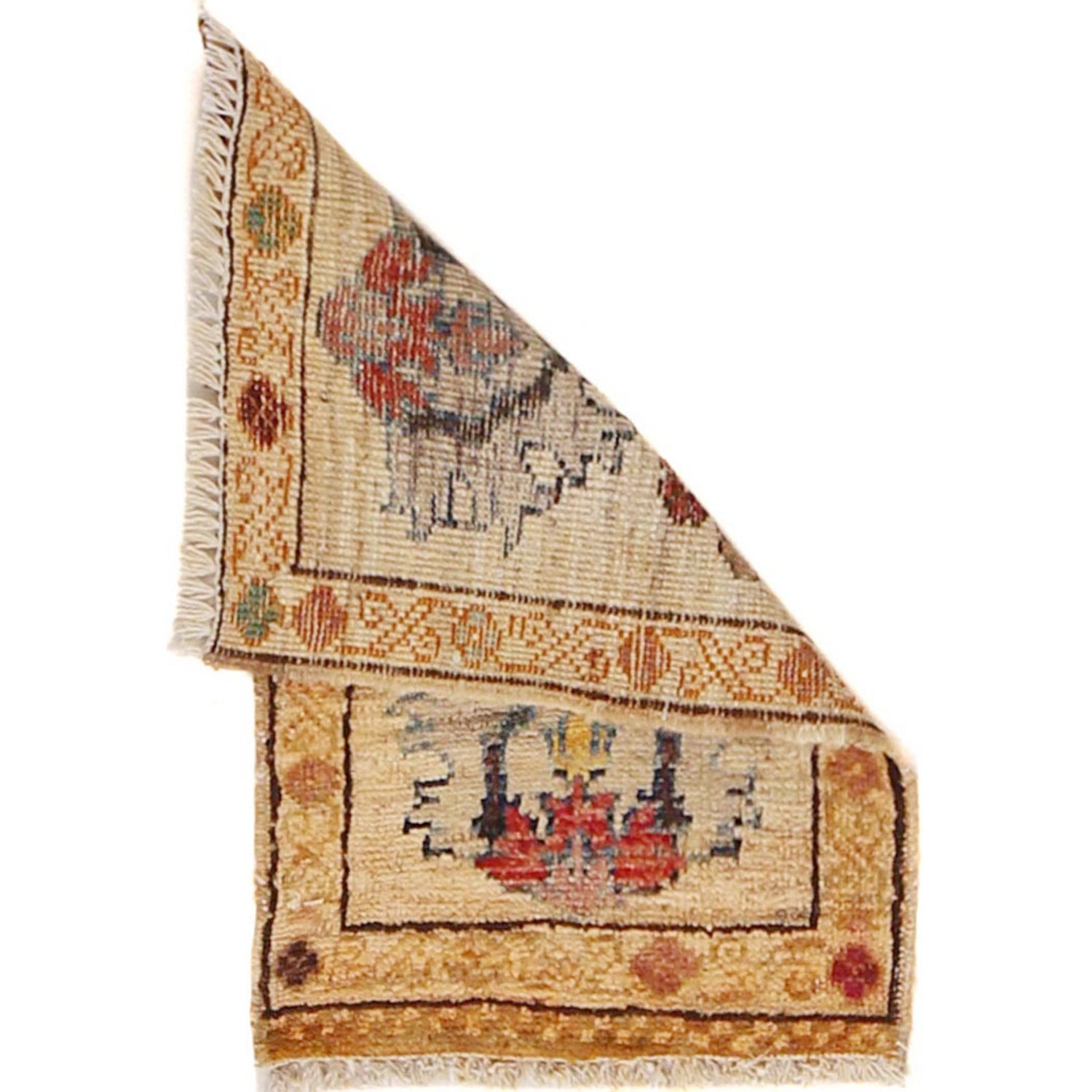 Handmade Doormats 1' 3" x 1' 10" ft / 37 x 57 cm - No. B30070