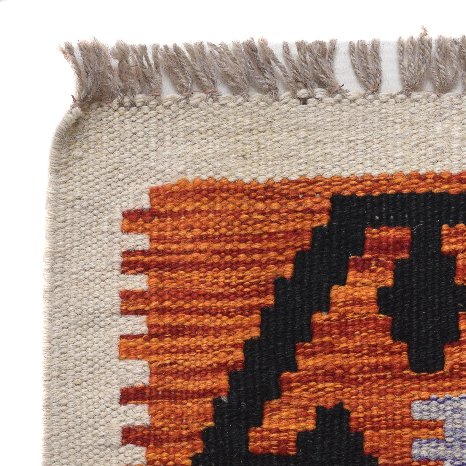 Handmade Vegetable Kilim Runner 2' 0" x 6' 5" ft / 62 x 195 cm - No. B30464