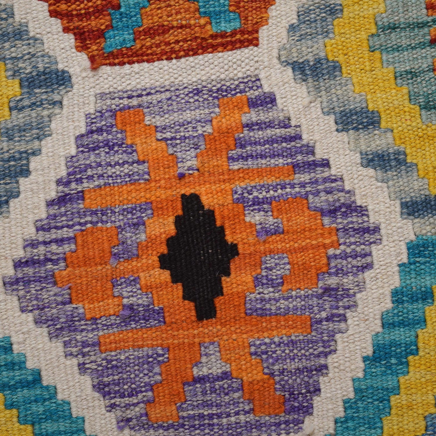 Handmade Vegetable Kilim Runner 2' 0" x 6' 5" ft / 62 x 195 cm - No. B30464