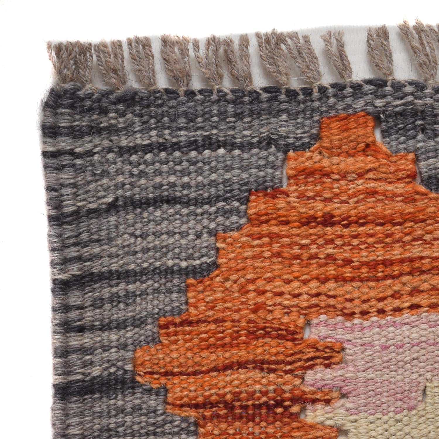 Handmade Vegetable Kilim Runner 1' 10" x 6' 5" ft / 56 x 196 cm - No. B30495