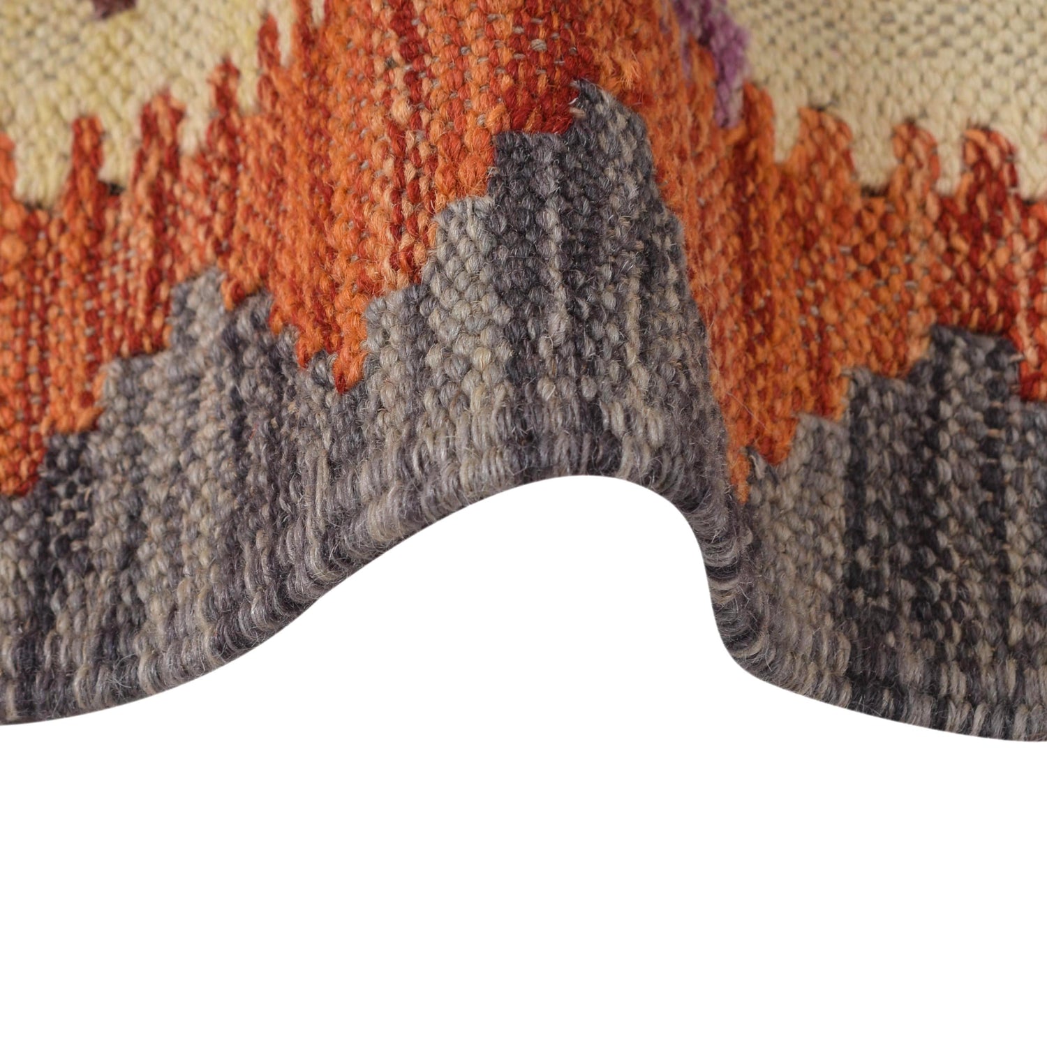 Handmade Vegetable Kilim Runner 1' 10" x 6' 5" ft / 56 x 196 cm - No. B30495