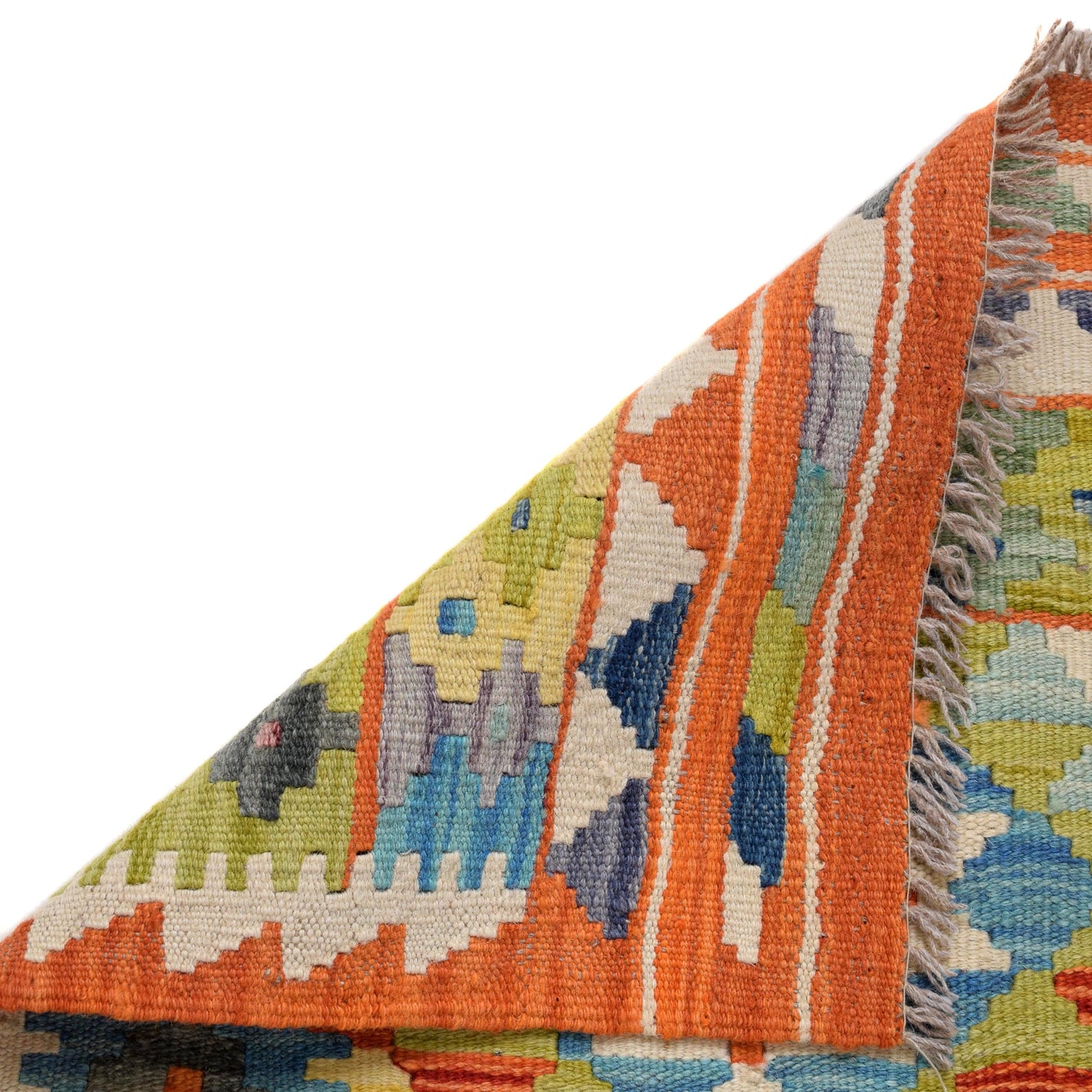 Short Chobi Kilim Runner 2' 2" x 6' 3" ft / 66 x 191 cm - No. B30528