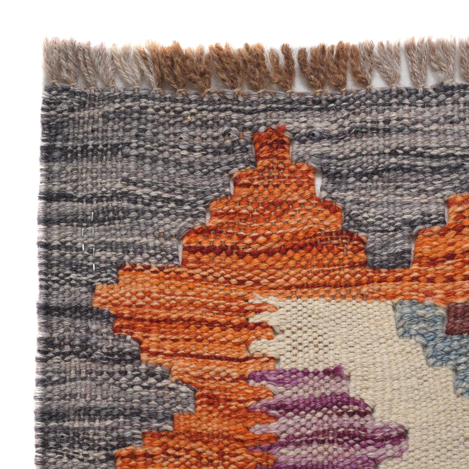 Handmade Vegetable Kilim Runner 2' 1" x 6' 5" ft / 64 x 196 cm - No. B30547