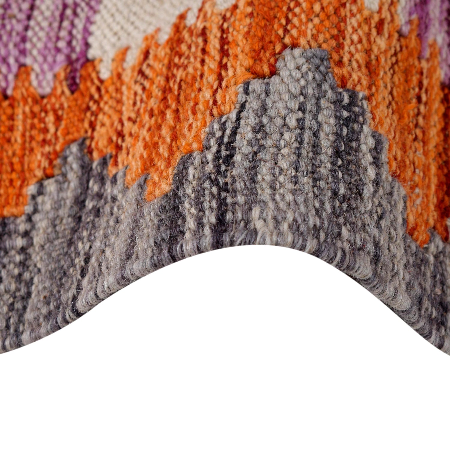 Handmade Vegetable Kilim Runner 2' 1" x 6' 5" ft / 64 x 196 cm - No. B30547