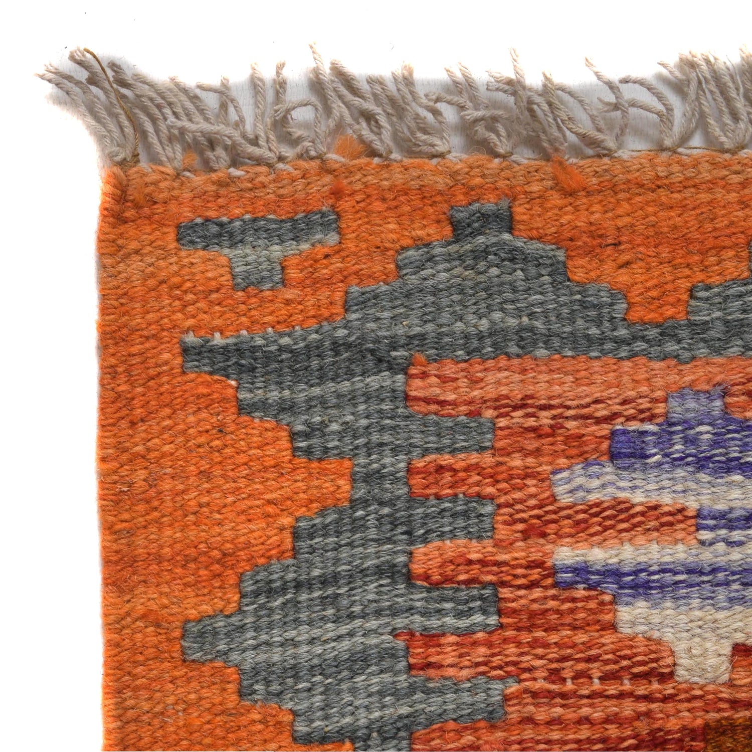 Hand Knotted Flatweave Kilim 4' 10" x 6' 9" ft / 147 x 206 cm - No. B30571