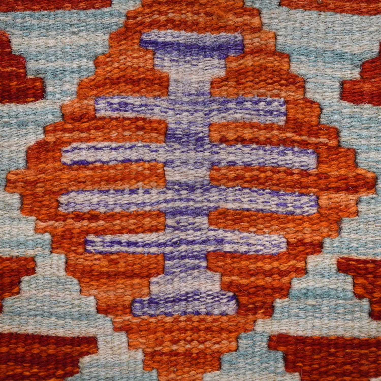 Hand Knotted Flatweave Kilim 4' 10" x 6' 9" ft / 147 x 206 cm - No. B30571