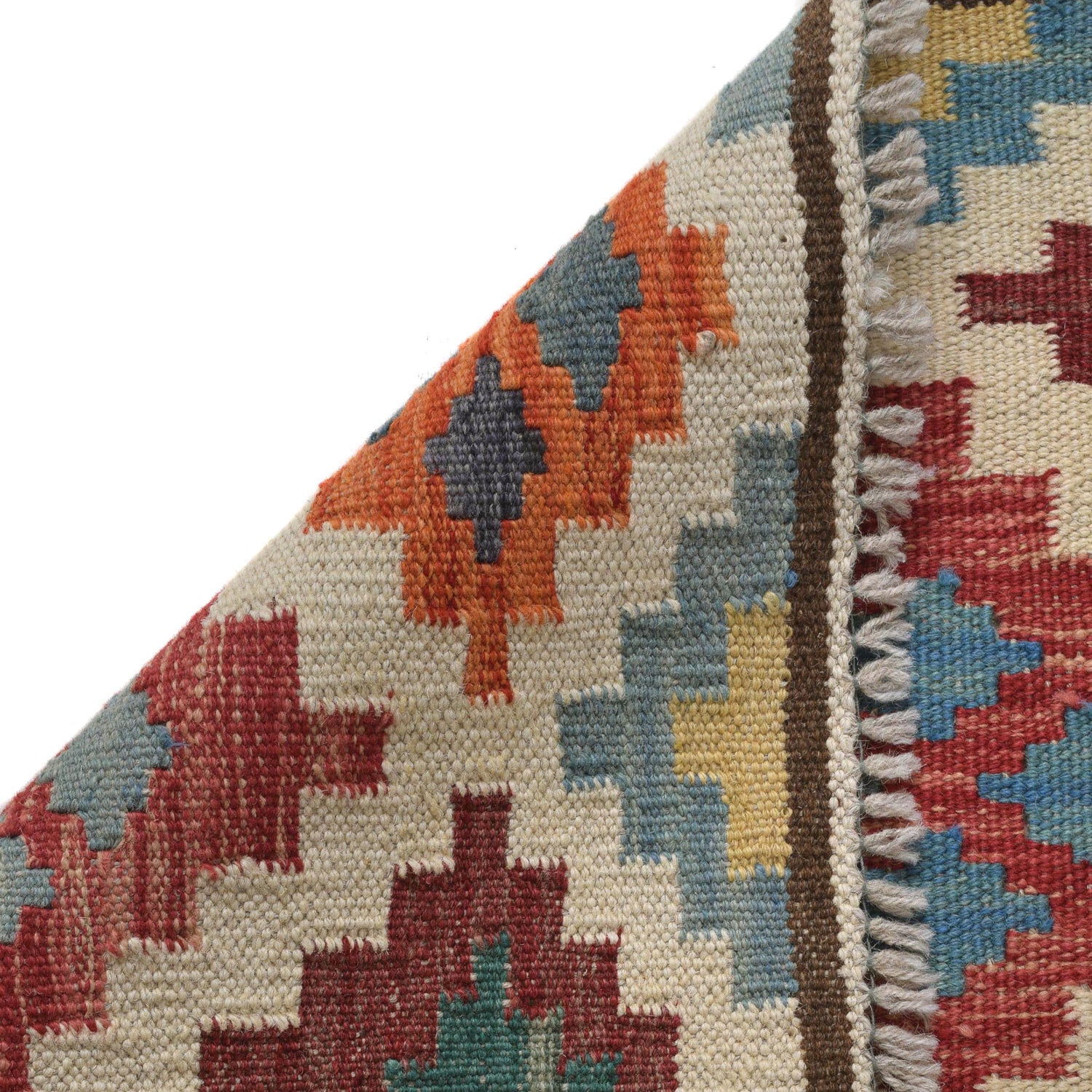 Short Chobi Kilim Runner 1' 7" x 4' 11" ft / 49 x 150 cm - No. B30586
