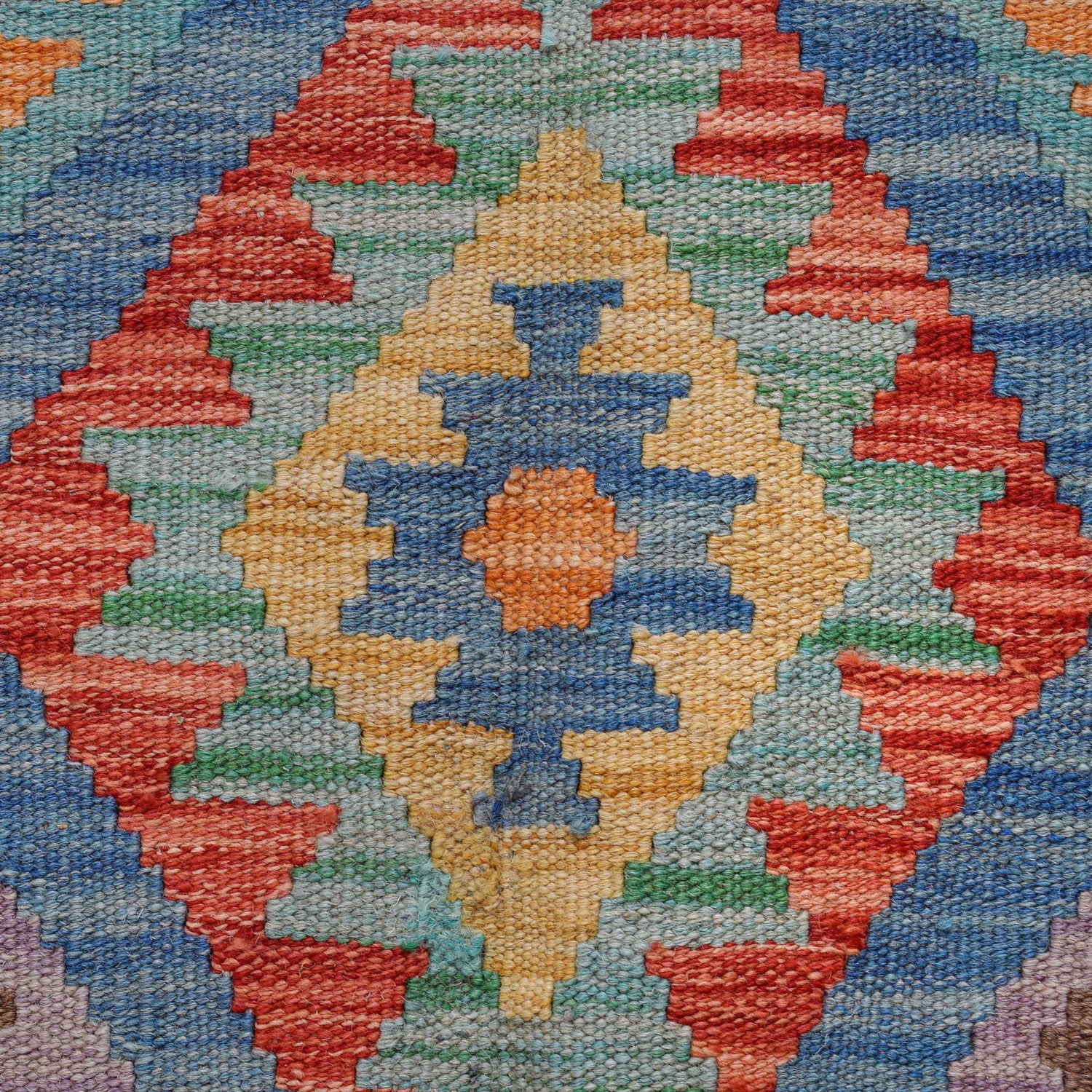 Handmade Vegetable Kelim 6' 7" x 9' 9" ft / 201 x 296 cm - No. B30592