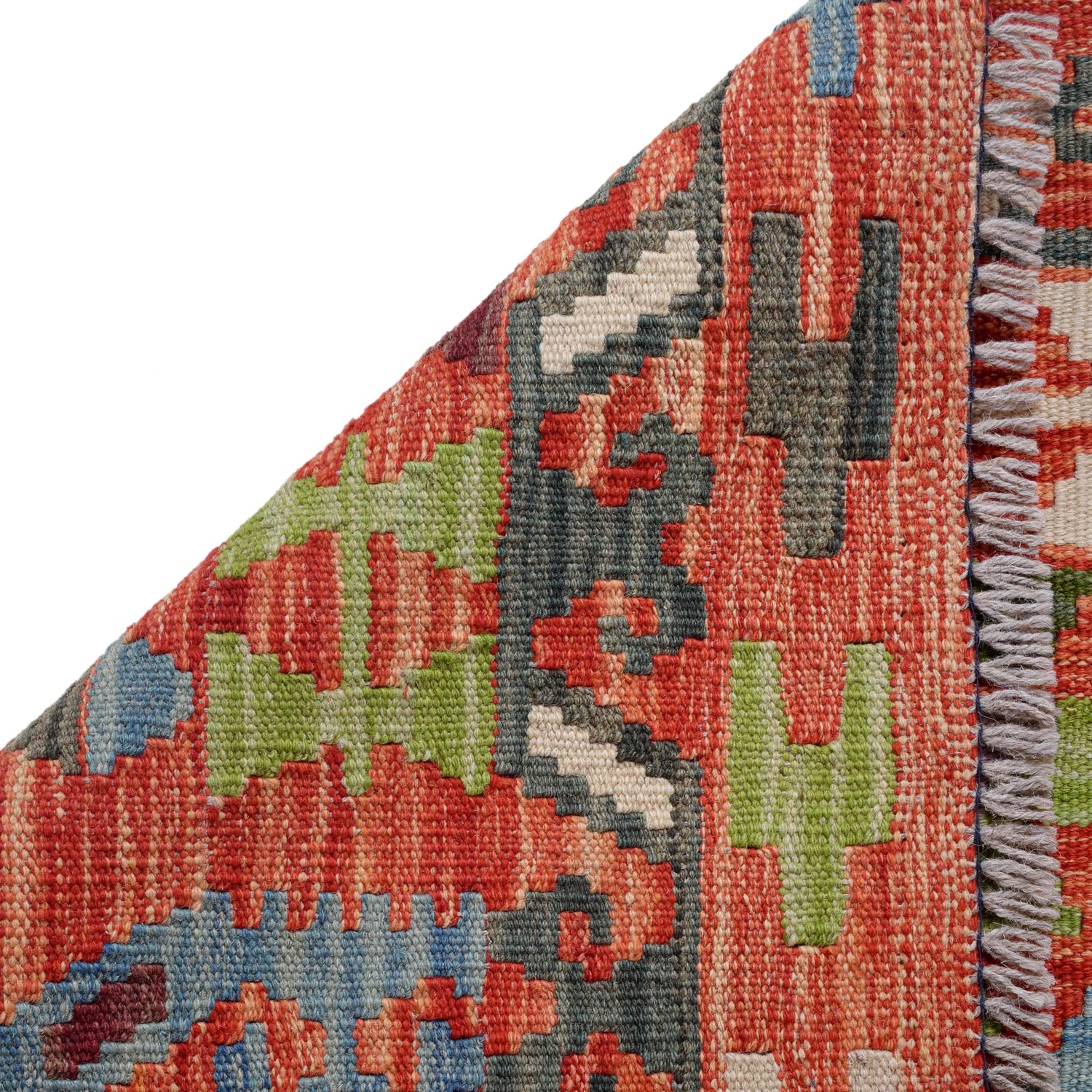 Handmade Vegetable Kelim 6' 7" x 9' 9" ft / 201 x 296 cm - No. B30592