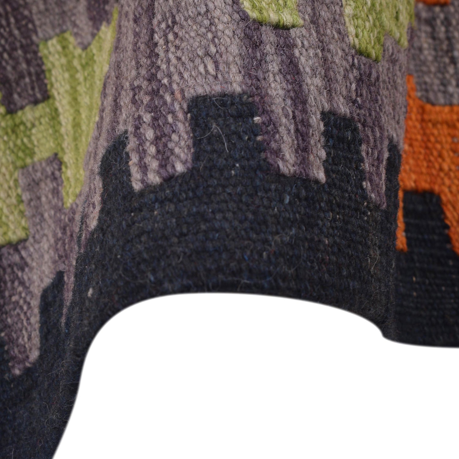 Handmade Turkish Design Wool Kilim Runner 2' 9" x 6' 4" ft / 83 x 194 cm - No. B30594